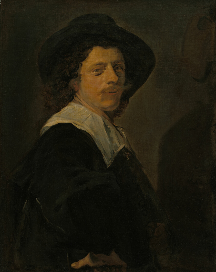 Portrait of an Artist (1644) // Follower of Frans Hals (Dutch, 1582/83-1666)